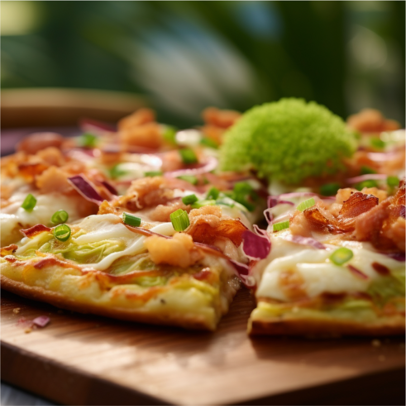 Okonomiyaki Pizza: A Fusion Delight of Japanese and Italian Cuisine