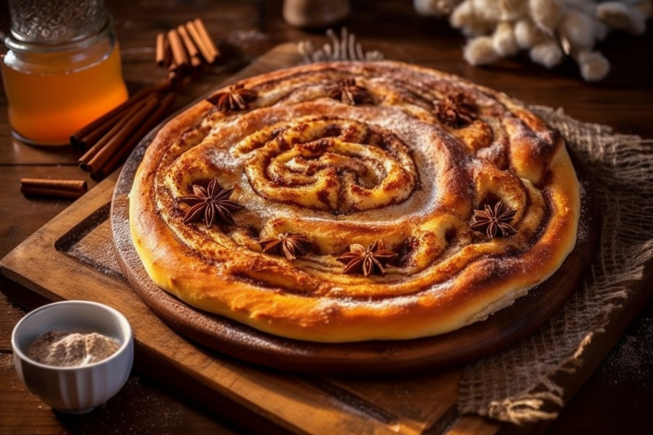 Indulge in the Irresistible Delight of Cinnamon Roll Pizza