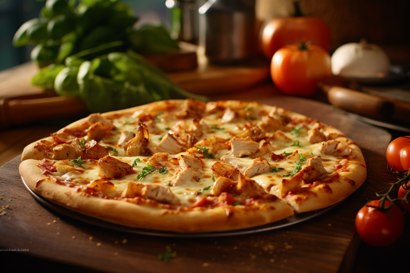 Indulge in the Savory Delights of Chicken Alfredo Pizza